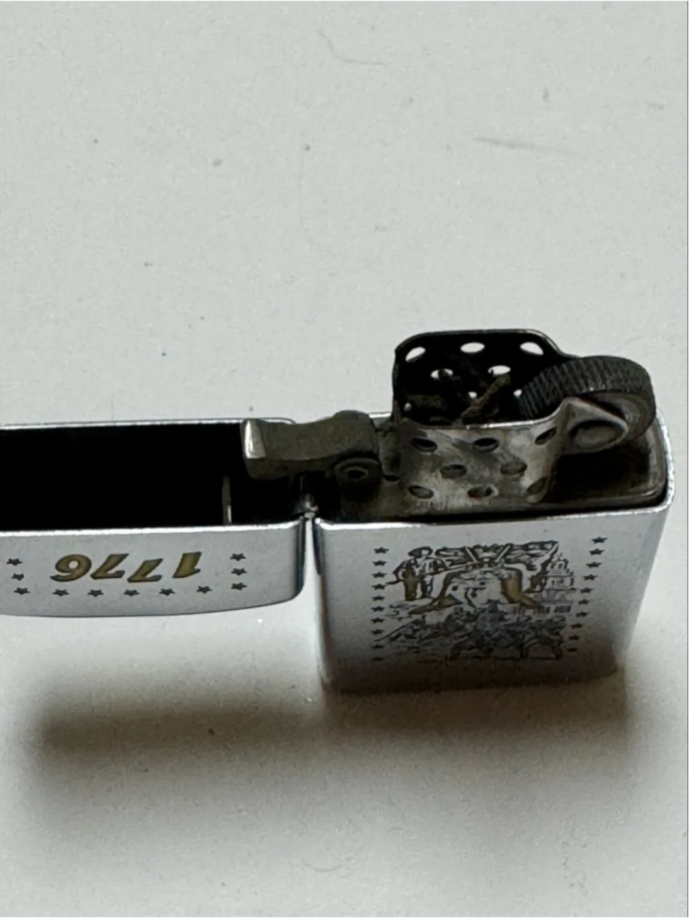 Zippo 1776 Bicentennial Slim Lighter - 200 Year Anniversary